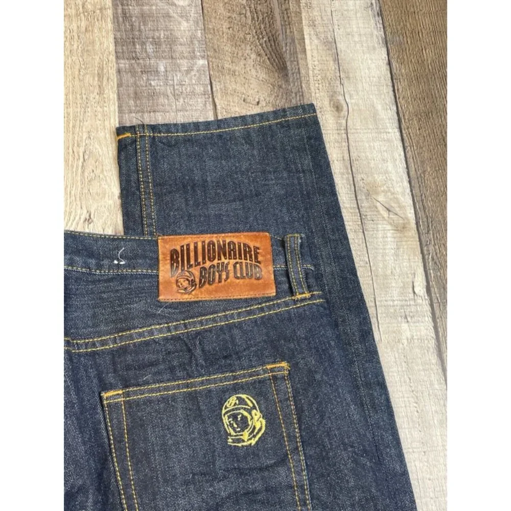 Billionaire Boys Club Men 34 x 32 Dark Wash Blue Jeans Astronaut Smart Cut Denim - Picture 2 of 11